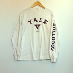 100% Cotton Yale University Long Sleeve Tee